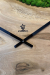 Настінний годинник із натурального дерева Горіх та стабілізованим мохом
