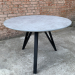 Dining table made of HPL (Chicago concrete light gray)