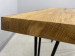 Coffee table "Big Daniel" oak stained epoxy