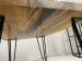 Кавовий столик "Big Daniel" із натурального дерева Дуб та епоксидною смолою