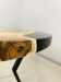 Coffee table "La la land" made of natural walnut wood and epoxy resin