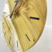 Настенные часы "Ahnit" из натурального дерева Акация с эпоксидной смолой