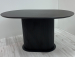 Обеденный овальный стол с HPL (Чёрный)