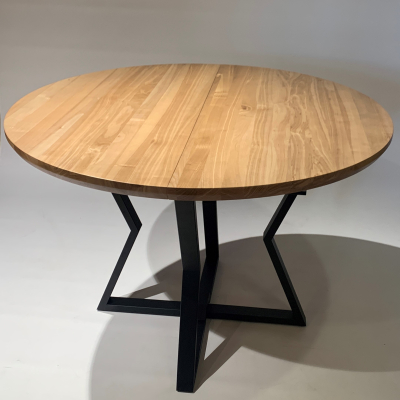 Обідній розкладний стіл із натурального дерева Ясен фото