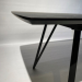 Обеденный раскладной стол с HPL (черный камень Пьетра Гриджия)