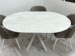 Dining table with HPL (Chromix white)