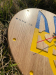 Часы настенные "Поддержи Украину" с натурального дерева Дуб