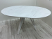 Обеденный раскладной стол с HPL (Мрамор Леванто белый)