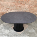 Dining table made of HPL (Jurassic anthracite slate)