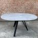 Dining table made of HPL (Chicago concrete light gray)