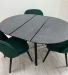 Dining table with HPL (Anthracite Jura Slate)