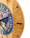 Настінний годинник "From Ukraine with NLAW" із натурального дерева Дуб 