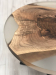 Кавовий столик із натурального дерева Горіх та епоксидної смоли
