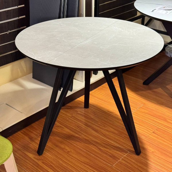  Dining round folding table 900 mm Arrows made of HPL
