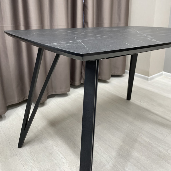 Dining rectangular folding table Arrows made of HPL