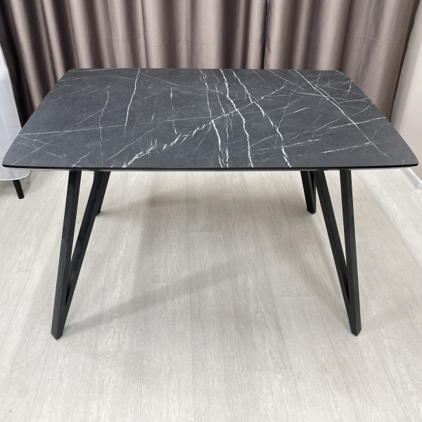 Dining rectangular folding table Arrows made of HPL