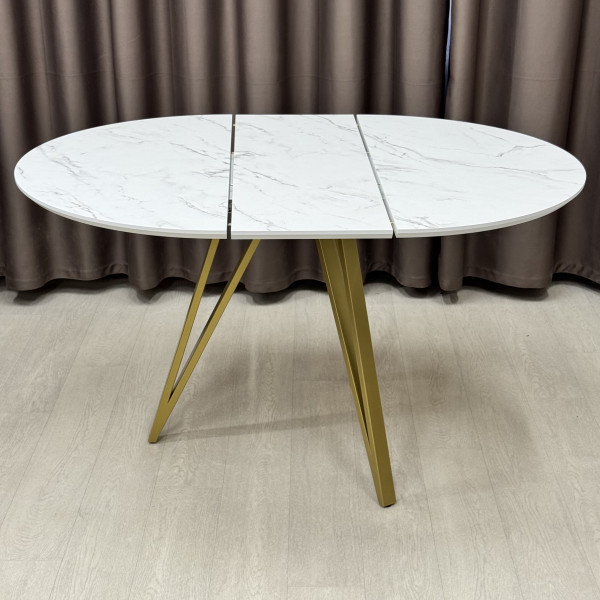  Dining round folding table Arrows made of HPL