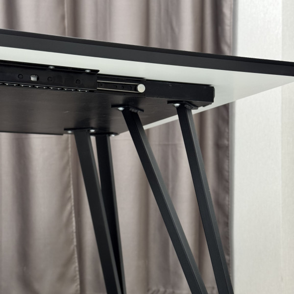 Dining rectangular folding table Arrows made of HPL