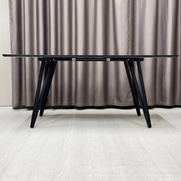 Dining rectangular folding table Arrows made of HPL