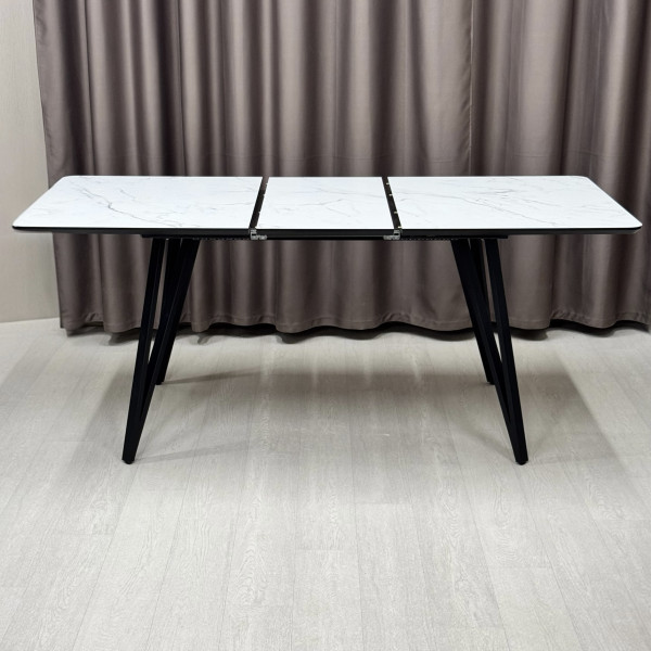 Dining rectangular folding table Arrows made of HPL