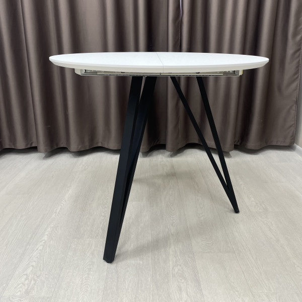  Dining round folding table Arrows made of HPL