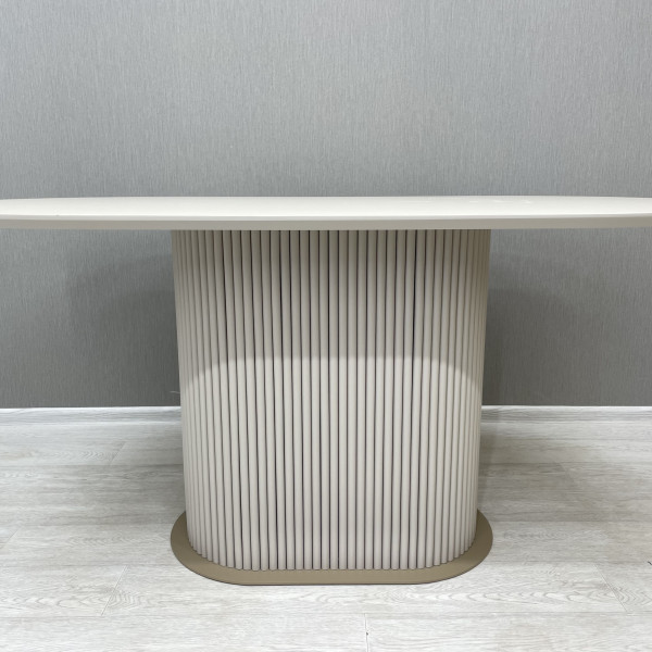 Oval dining table B-WOOD made of HPL