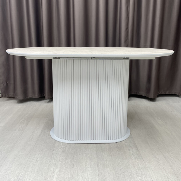 Oval folding dining table B-WOOD made of HPL