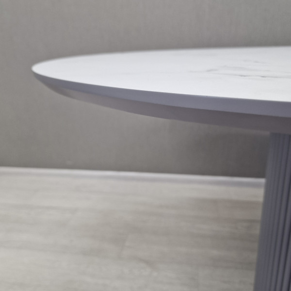  Dining round folding table B-WOOD made of HPL
