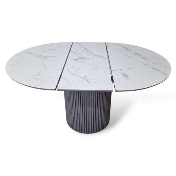  Dining round folding table B-WOOD made of HPL