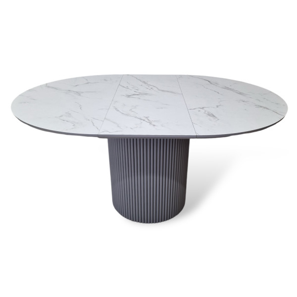  Dining round folding table B-WOOD made of HPL