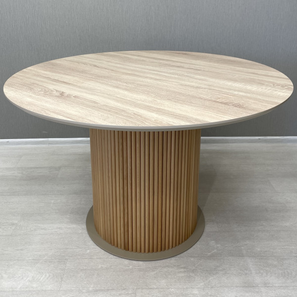  Dining round non-folding table B-WOOD made of HPL