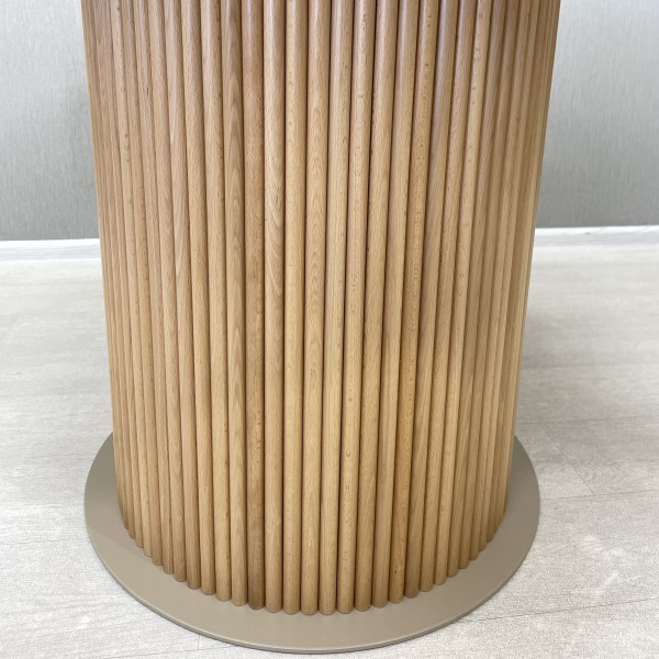  Dining round non-folding table B-WOOD made of HPL