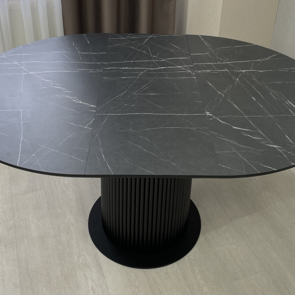  Dining round folding table B-WOOD made of HPL