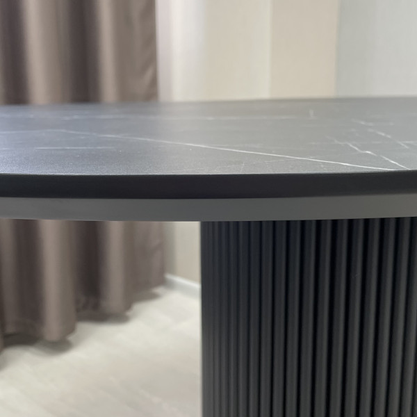  Dining round folding table B-WOOD made of HPL