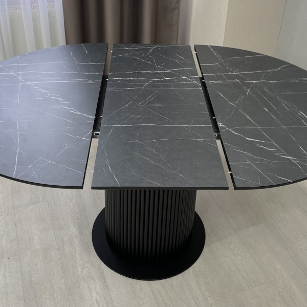  Dining round folding table B-WOOD made of HPL