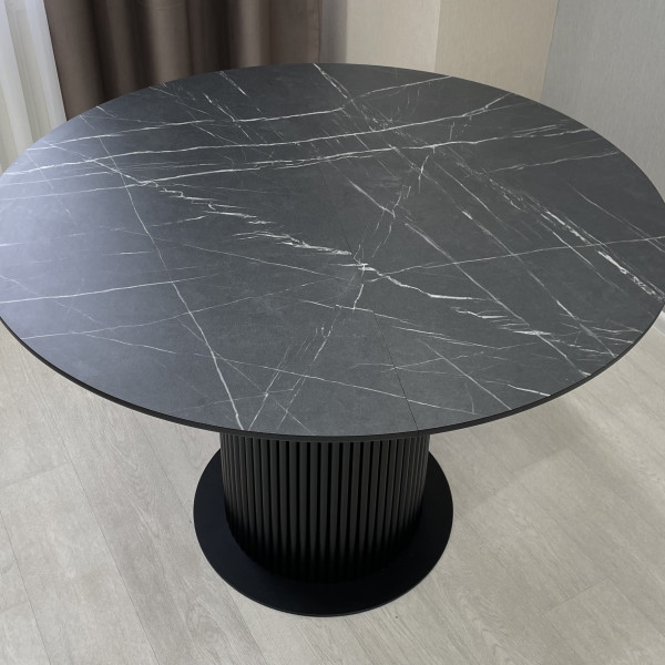  Dining round folding table B-WOOD made of HPL