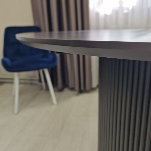  Dining round folding table B-WOOD made of HPL