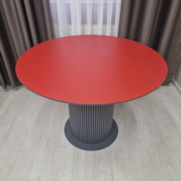  Dining round non-folding table B-WOOD made of HPL