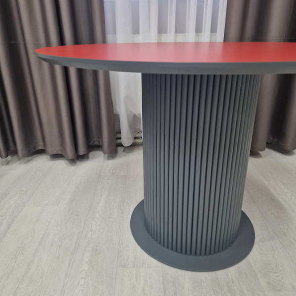  Dining round non-folding table B-WOOD made of HPL