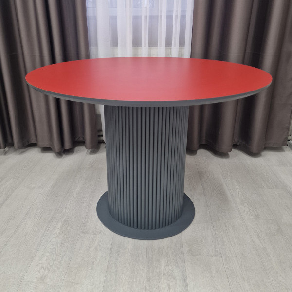  Dining round non-folding table B-WOOD made of HPL