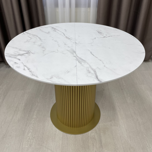 Dining round folding table B-WOOD made of HPL