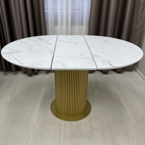  Dining round folding table B-WOOD made of HPL
