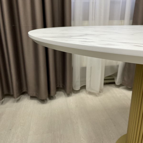  Dining round folding table B-WOOD made of HPL