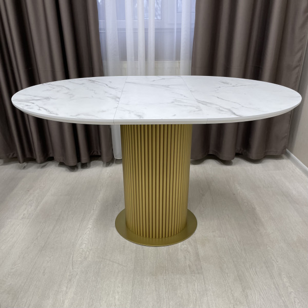  Dining round folding table B-WOOD made of HPL