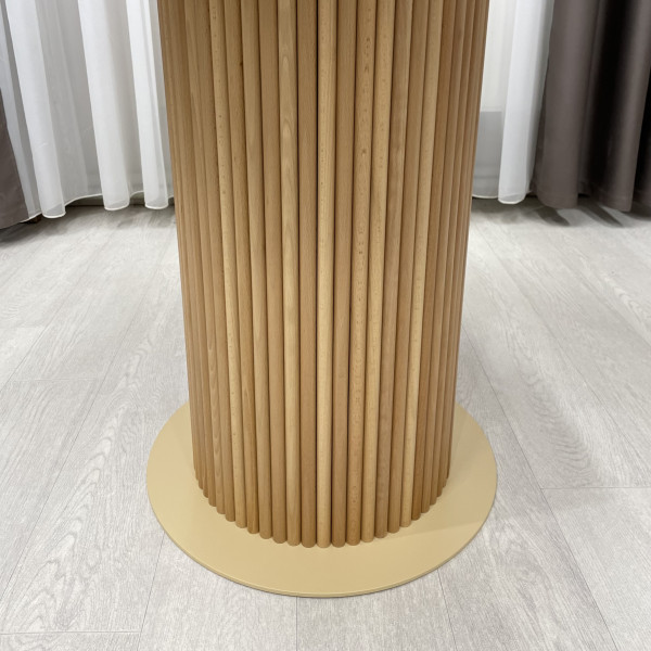 Dining round folding table B-WOOD made of HPL