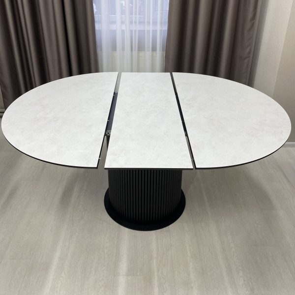  Dining round folding table B-WOOD made of HPL
