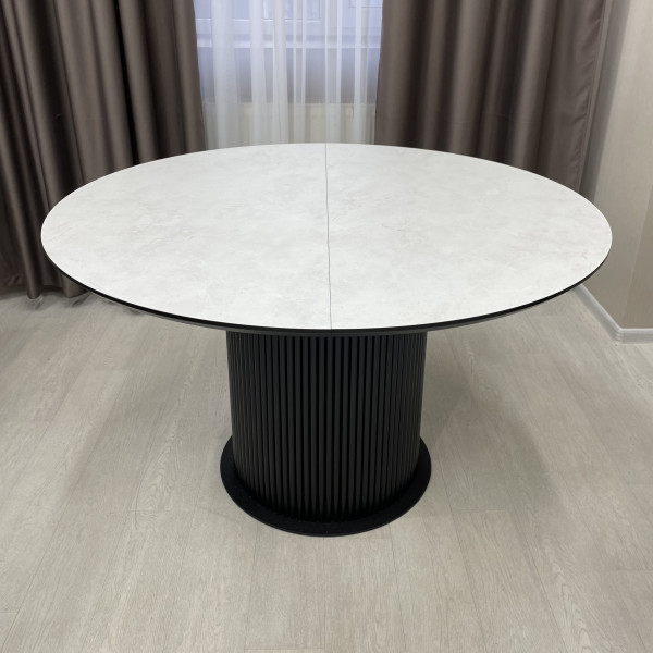  Dining round folding table B-WOOD made of HPL