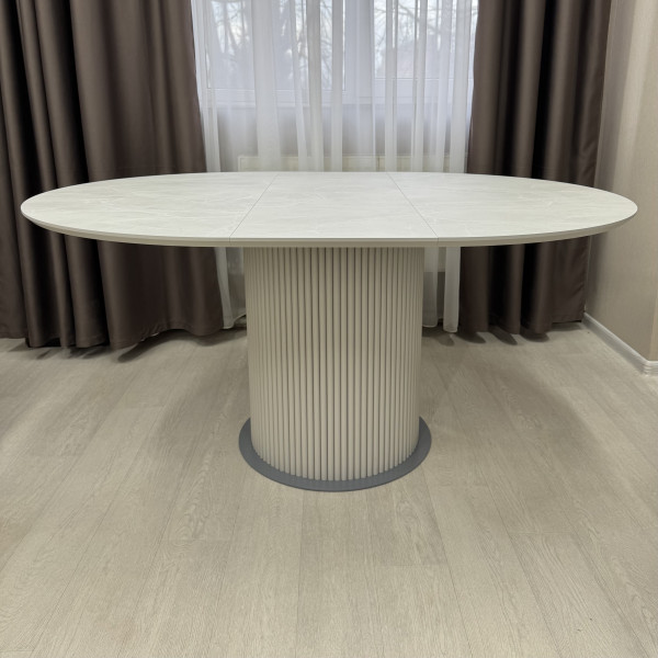  Dining round folding table B-WOOD made of HPL