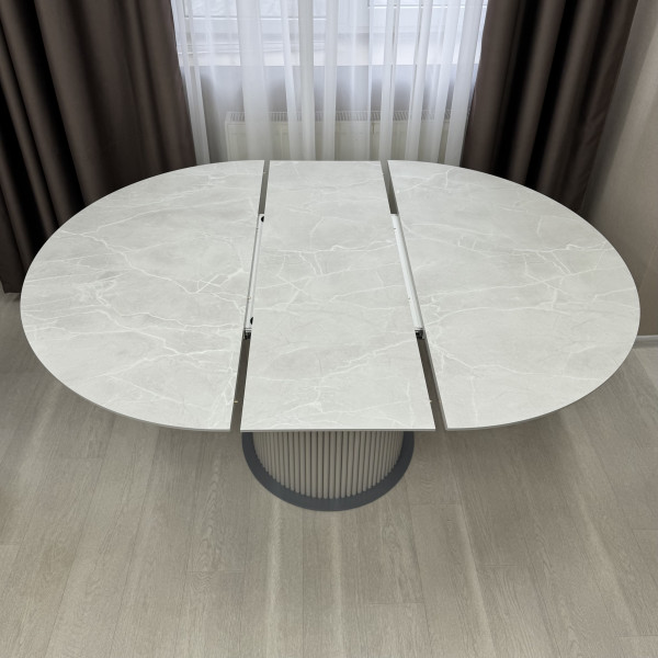  Dining round folding table B-WOOD made of HPL
