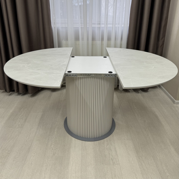  Dining round folding table B-WOOD made of HPL